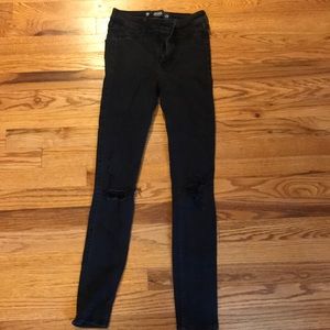 ripped highrise jeggings